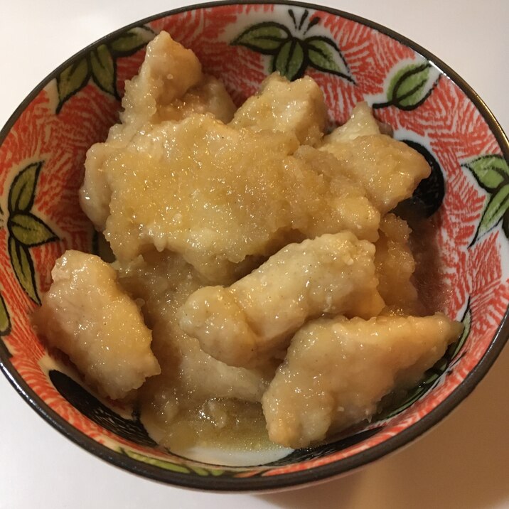 すりおろし大根で鶏胸肉のみぞれ煮